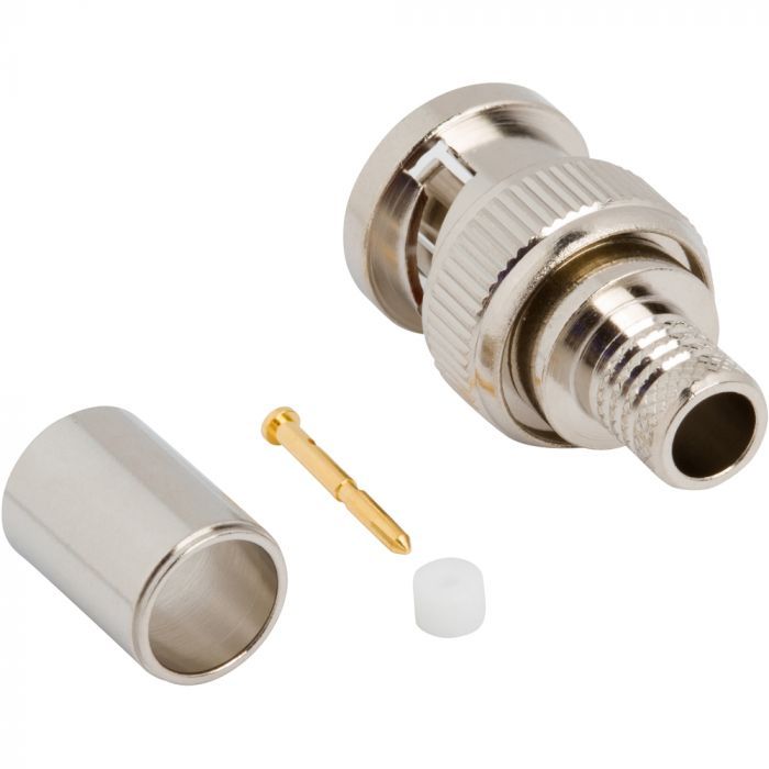 BNC Straight Crimp Plug Belden 1694A Belden 4694R 75 Ohm 12G BNC Straight Crimp Plug Belden 1694A Belden 4694R 75 Ohm 12G