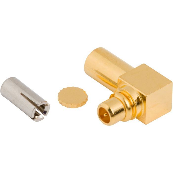 MMCX Right Angle Crimp Plug RG-174 RG-188 RG-316 Times LMR