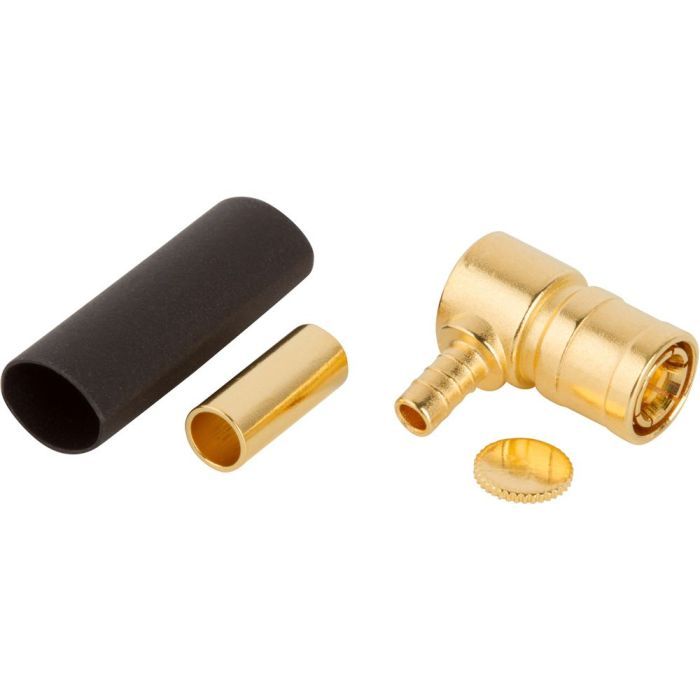 SMB Right Angle Crimp Plug RG-174 RG-188 RG-316 Times LMR