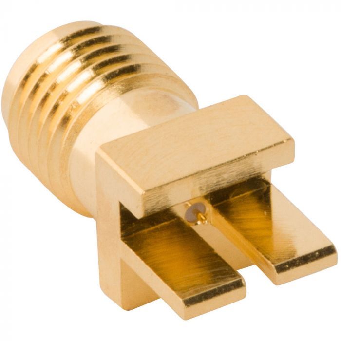 SMA PCB End Launch Jack 50 Ohm 0.062 PCB Square Flange High Frequency 0.010 Pin | 901-10511-1 SMA PCB End Launch Jack 50 Ohm 0.062 PCB Square Flange High Frequency 0.010 Pin | 901-10511-1