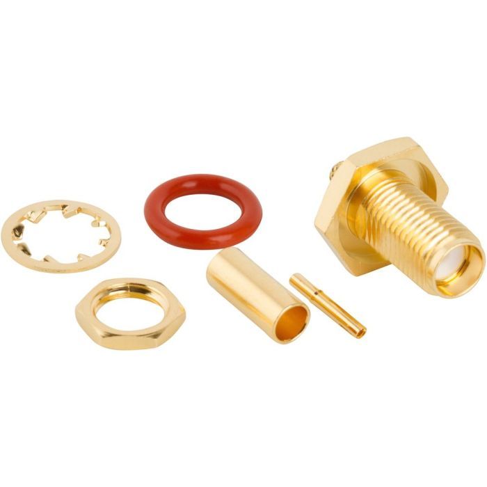 最先端 Crimp Straight SMA Jack LMR-100A Times RG-316 RG-188 RG-174 帽子