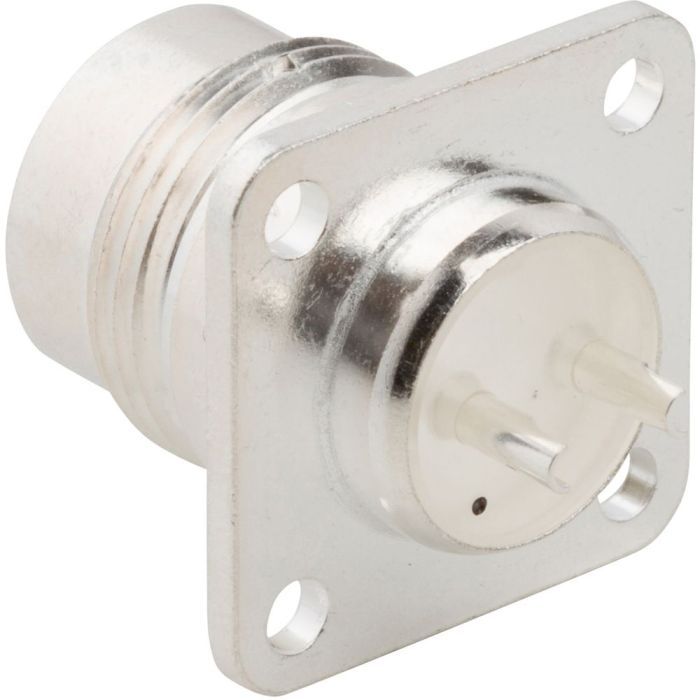 UG-422/U Twinax Panel Mount Jack 4-Hole Flange Solder Cup Non