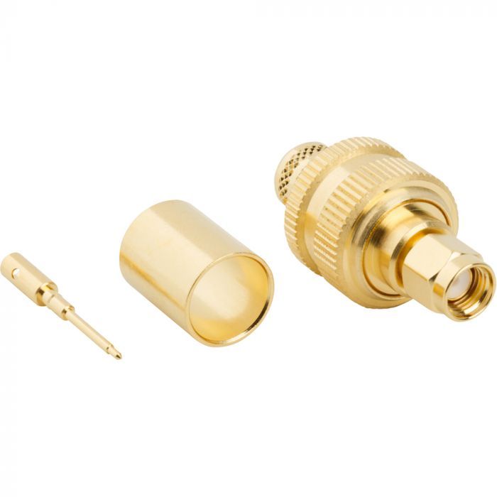 SMA Straight Crimp Plug Times LMR-400 Optimized Belden 9913