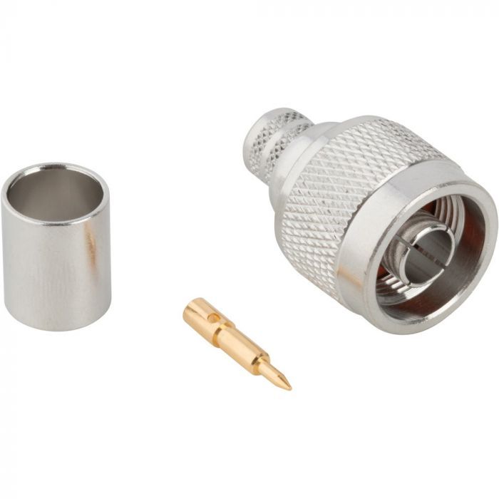 with Polyolefin Cross-Linked Strain Relief 600C-NMNF-65 Times Microwave Coaxial Cable Assembly LMR-600 N-Male to N-Female Connectors 65' 