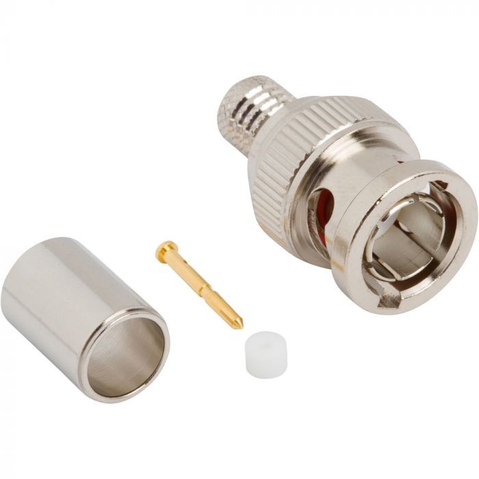 BNC Straight Crimp Plug Belden 1694A Belden 4694R 75 Ohm 12G