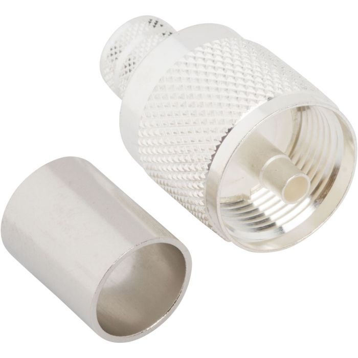 yuru UHF Straight Crimp Plug Times LMR-400 Optimized Belden 9913 50 Ohm