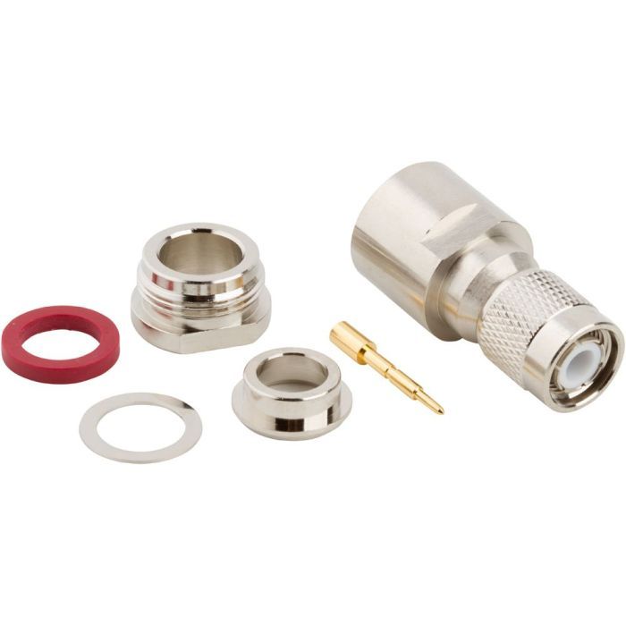 TNC Straight Clamp Plug Times LMR-400 Belden 9913 50 Ohm