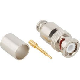 BNC Straight Crimp Plug Times LMR-400 Belden 9913 50 Ohm
