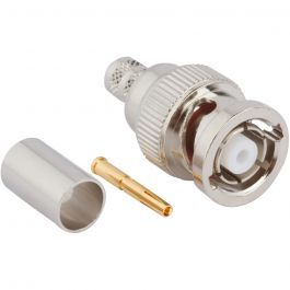 10 pack  BNC Male  crimp for   LMR-240   RG-8X  Cable 50 ohm Connector 
